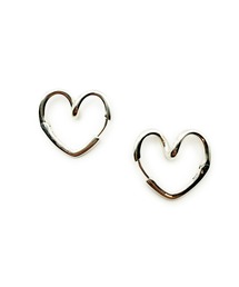 THEATER（シアター）の「THEATER シアター ビックハートシェイプクリッカーシルバーピアス（ピアス（両耳用））」