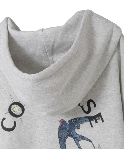 CONVERSE TOKYO(コンバーストウキョウ)の「FLOWER LOGO ZIP HOODIE(パーカー・レディース・グレー/ボルドー/ブラック・SMALL/MEDIUM)」の13枚目の写真