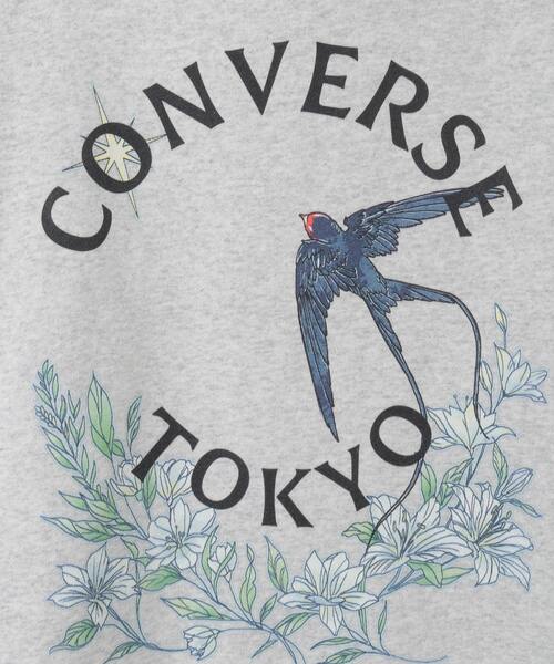 CONVERSE TOKYO(コンバーストウキョウ)の「FLOWER LOGO ZIP HOODIE(パーカー・レディース・グレー/ボルドー/ブラック・SMALL/MEDIUM)」の16枚目の写真
