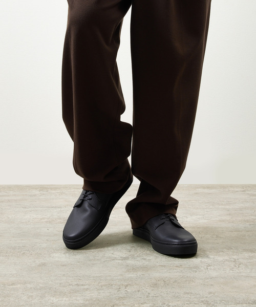 TOSS（トス）の「TOSS トス / 別注アネノイレザー Bath ビブラムソール レザードレススニーカー / TOSS-AE2（スニーカー・メンズ・ブラック・9/8/7/10）」の8枚目の写真