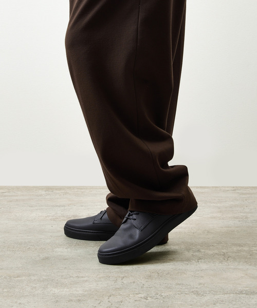 TOSS（トス）の「TOSS トス / 別注アネノイレザー Bath ビブラムソール レザードレススニーカー / TOSS-AE2（スニーカー・メンズ・ブラック・9/8/7/10）」の9枚目の写真