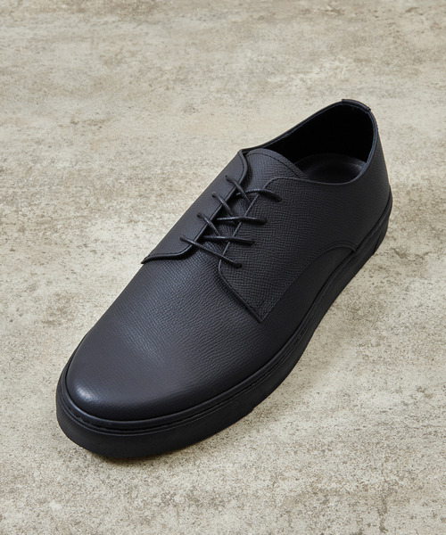 TOSS（トス）の「TOSS トス / 別注アネノイレザー Bath ビブラムソール レザードレススニーカー / TOSS-AE2（スニーカー・メンズ・ブラック・9/8/7/10）」の11枚目の写真