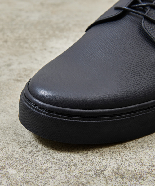 TOSS（トス）の「TOSS トス / 別注アネノイレザー Bath ビブラムソール レザードレススニーカー / TOSS-AE2（スニーカー・メンズ・ブラック・9/8/7/10）」の12枚目の写真