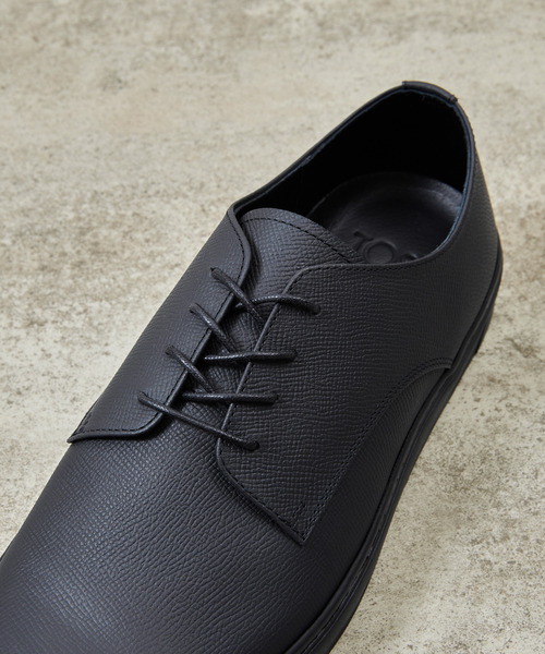 TOSS（トス）の「TOSS トス / 別注アネノイレザー Bath ビブラムソール レザードレススニーカー / TOSS-AE2（スニーカー・メンズ・ブラック・9/8/7/10）」の13枚目の写真