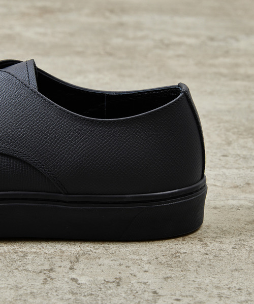 TOSS（トス）の「TOSS トス / 別注アネノイレザー Bath ビブラムソール レザードレススニーカー / TOSS-AE2（スニーカー・メンズ・ブラック・9/8/7/10）」の15枚目の写真