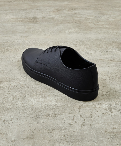 TOSS（トス）の「TOSS トス / 別注アネノイレザー Bath ビブラムソール レザードレススニーカー / TOSS-AE2（スニーカー・メンズ・ブラック・9/8/7/10）」の16枚目の写真