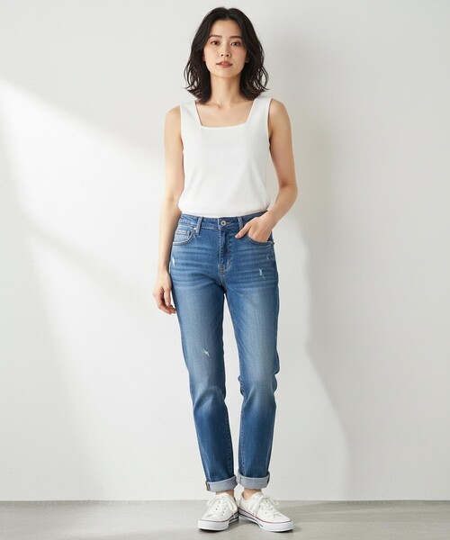 ANY SIS(エニィスィス)の「2WAY タンクトップ(タンクトップ・レディース・ブラック系/ホワイト系・X-SMALL)」の5枚目の写真