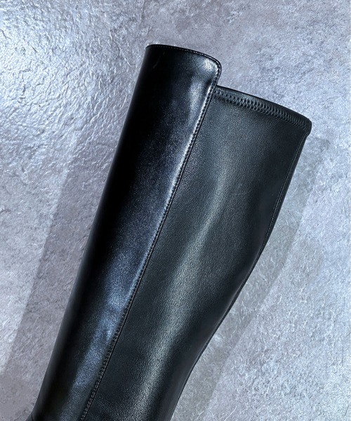 enchanted（エンチャンテッド）の「《APOM》バックストレッチロングブーツ（ブーツ・レディース・ブラック・35/36/37/40）」の10枚目の写真