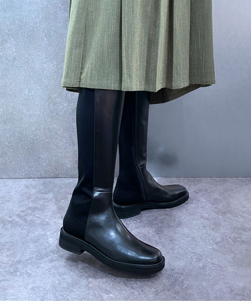 enchanted（エンチャンテッド）の「《APOM》バックストレッチロングブーツ（ブーツ・レディース・ブラック・35/36/37/40）」の11枚目の写真