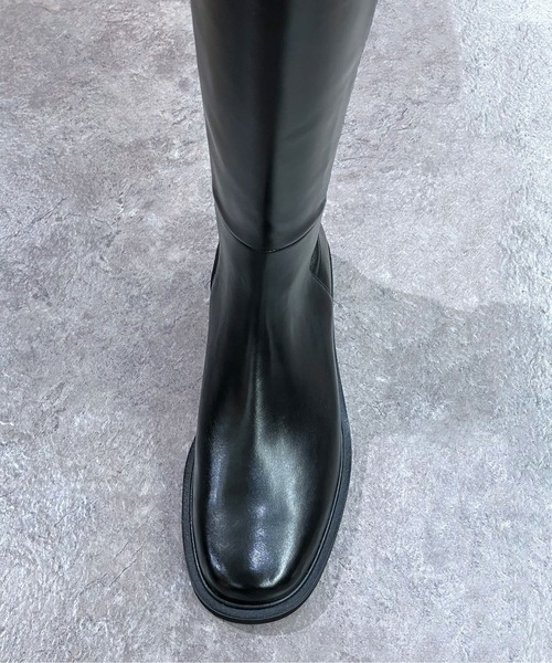 enchanted（エンチャンテッド）の「《APOM》バックストレッチロングブーツ（ブーツ・レディース・ブラック・35/36/37/40）」の13枚目の写真
