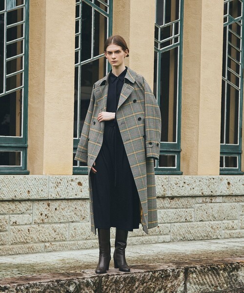 セール】カラードチェック コート（トレンチコート）｜Paul Stuart