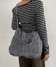 ROGER AND RAW（ロジャーアンドロウ）の「ブリーチデニムトートバッグ ショルダーバッグ（ショルダーバッグ）」