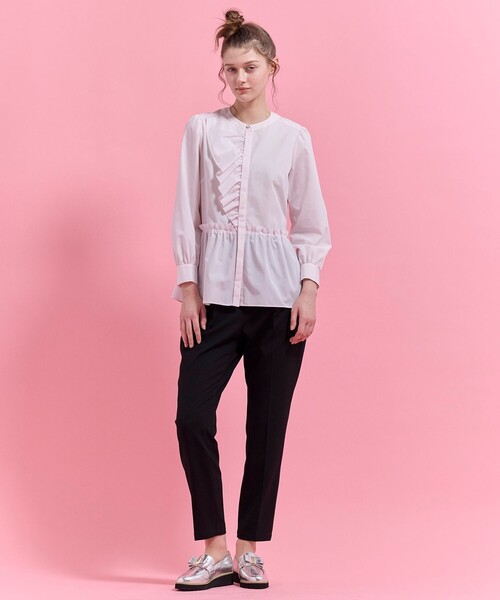 TOCCA(トッカ)の「ROSY RIPPLE ブラウス(シャツ/ブラウス・レディース・アイボリー系/ピンク系・0/4)」の4枚目の写真