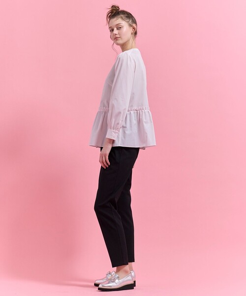 TOCCA(トッカ)の「ROSY RIPPLE ブラウス(シャツ/ブラウス・レディース・アイボリー系/ピンク系・0/4)」の5枚目の写真