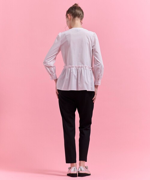 TOCCA(トッカ)の「ROSY RIPPLE ブラウス(シャツ/ブラウス・レディース・アイボリー系/ピンク系・0/4)」の6枚目の写真