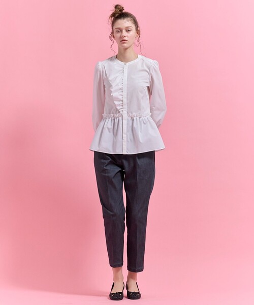 TOCCA(トッカ)の「ROSY RIPPLE ブラウス(シャツ/ブラウス・レディース・アイボリー系/ピンク系・0/4)」の7枚目の写真
