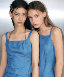 CITYBREEZE（シティブリーズ）の「テンセルデニムミニワンピース_LIGHT INDIGO（ワンピース）」