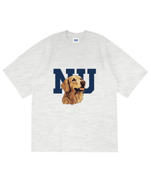 NTET（エンティーイーティー）の「NUリトリーバー オーバーサイズ 半袖Tシャツ バックメランジ（Tシャツ/カットソー）」