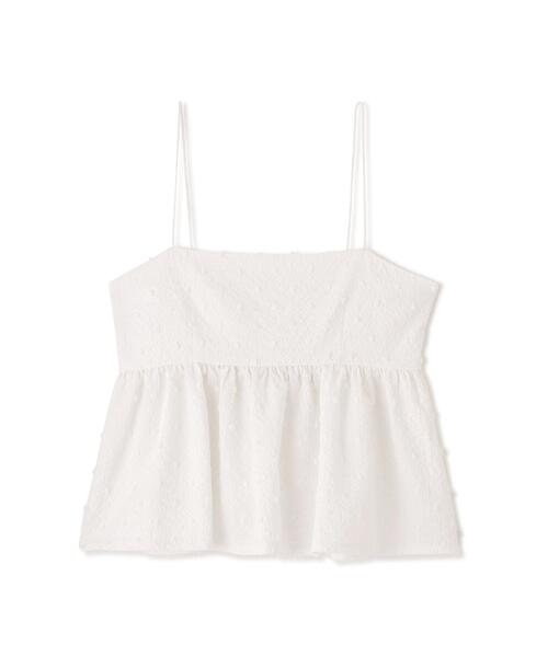 FREE'S MART（フリーズマート）の「◆ドットジャガードキャミソールビスチェ（シャツ/ブラウス・レディース・ベージュ/ホワイト/ブラック・FREE）」の11枚目の写真