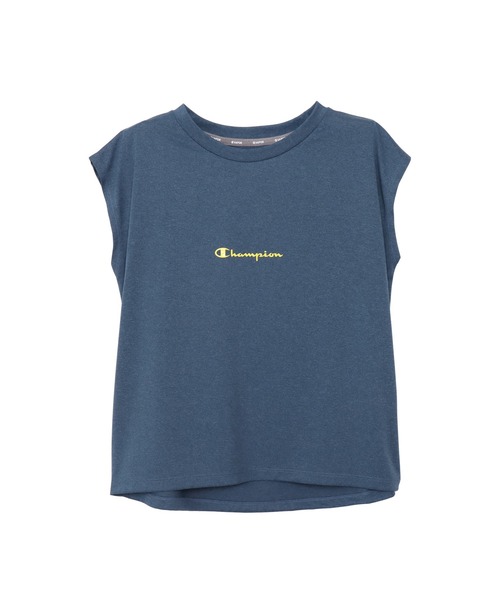 Champion(チャンピオン)の「【Champion/チャンピオン】レディース スリーブレスTシャツ(Tシャツ/カットソー・レディース・ライトオレンジ系1/ライトブルー/ブラック/ダークネイビー/ホワイト・LARGE/MEDIUM)」の4枚目の写真