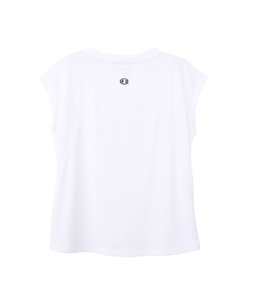 Champion(チャンピオン)の「【Champion/チャンピオン】レディース スリーブレスTシャツ(Tシャツ/カットソー・レディース・ライトオレンジ系1/ライトブルー/ブラック/ダークネイビー/ホワイト・LARGE/MEDIUM)」の18枚目の写真