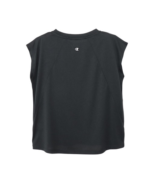 Champion(チャンピオン)の「【Champion/チャンピオン】レディース スリーブレスTシャツ(Tシャツ/カットソー・レディース・ライトオレンジ系1/ライトブルー/ブラック/ダークネイビー/ホワイト・LARGE/MEDIUM)」の7枚目の写真