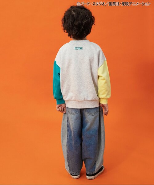 BREEZE（ブリーズ）の「サイドラインワイドデニムパンツ_ジュニア対応（デニムパンツ・キッズ・ブルー/サックスブルー・90/100/150/130/110/140/120）」の13枚目の写真