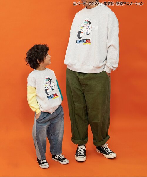 BREEZE（ブリーズ）の「サイドラインワイドデニムパンツ_ジュニア対応（デニムパンツ・キッズ・ブルー/サックスブルー・90/100/150/130/110/140/120）」の12枚目の写真