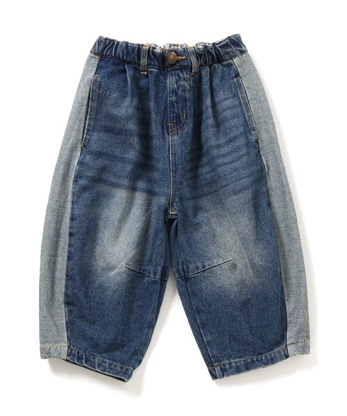 BREEZE（ブリーズ）の「サイドラインワイドデニムパンツ_ジュニア対応（デニムパンツ・キッズ・ブルー/サックスブルー・90/100/150/130/110/140/120）」の10枚目の写真