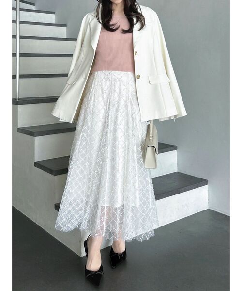 dazzlin（ダズリン）の「シングルテーラードジャケット（テーラードジャケット・レディース・グレー/ベージュ/チャコールグレー/アイボリー・FREE）」の17枚目の写真