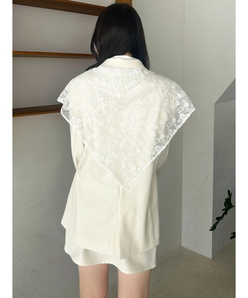 dazzlin（ダズリン）の「シングルテーラードジャケット（テーラードジャケット・レディース・グレー/ベージュ/チャコールグレー/アイボリー・FREE）」の19枚目の写真