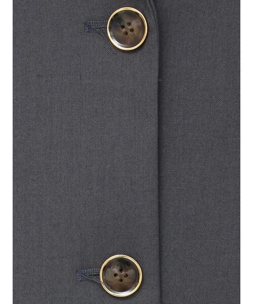 dazzlin（ダズリン）の「シングルテーラードジャケット（テーラードジャケット・レディース・グレー/ベージュ/チャコールグレー/アイボリー・FREE）」の6枚目の写真