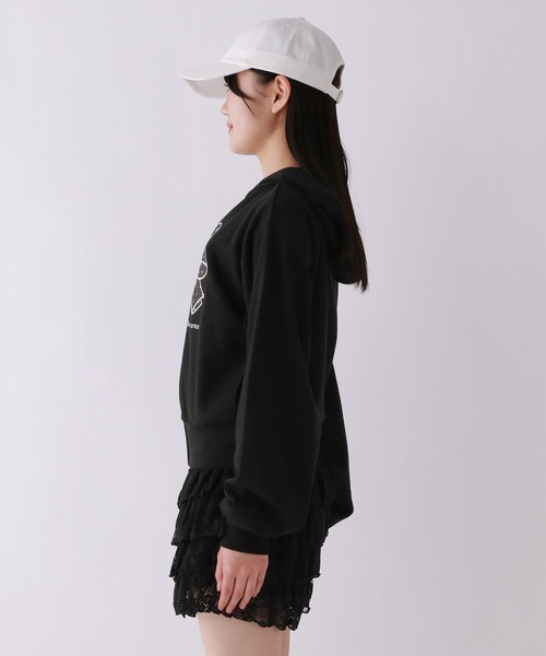 repipi armario(レピピ アルマリオ)の「BIGリボンWZIPパーカー(パーカー・キッズ・アイボリー/ブラック/グレー・SMALL/MEDIUM/LARGE)」の13枚目の写真