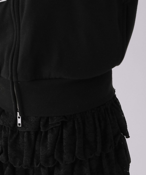 repipi armario(レピピ アルマリオ)の「BIGリボンWZIPパーカー(パーカー・キッズ・アイボリー/ブラック/グレー・SMALL/MEDIUM/LARGE)」の17枚目の写真