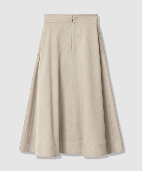 ANAYI(アナイ)の「【セットアップ対応商品】オックスストレッチフレア スカート(スカート・レディース・ピンク/ベージュ/ダークインディゴブルー・34/36/38)」の16枚目の写真