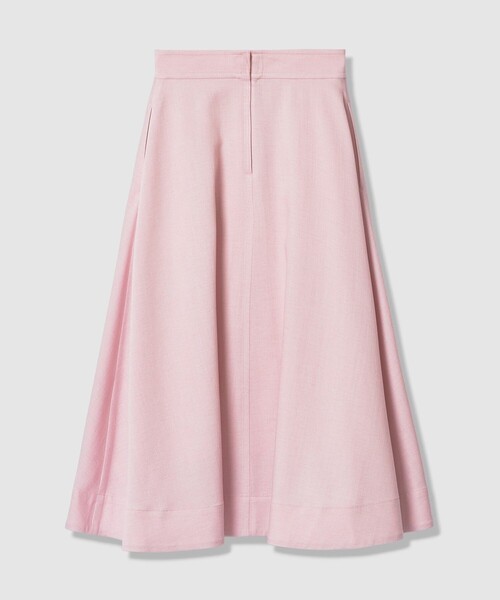 ANAYI(アナイ)の「【セットアップ対応商品】オックスストレッチフレア スカート(スカート・レディース・ピンク/ベージュ/ダークインディゴブルー・34/36/38)」の18枚目の写真