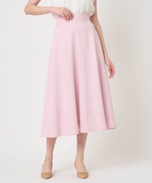 ANAYI(アナイ)の「【セットアップ対応商品】オックスストレッチフレア スカート(スカート・レディース・ピンク/ベージュ/ダークインディゴブルー・34/36/38)」の21枚目の写真