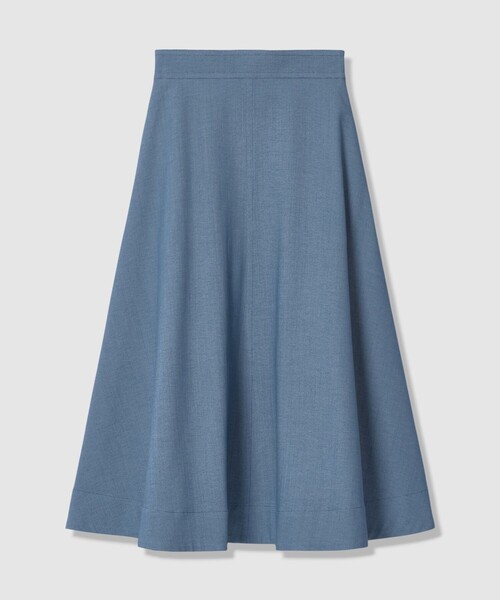 ANAYI(アナイ)の「【セットアップ対応商品】オックスストレッチフレア スカート(スカート・レディース・ピンク/ベージュ/ダークインディゴブルー・34/36/38)」の22枚目の写真