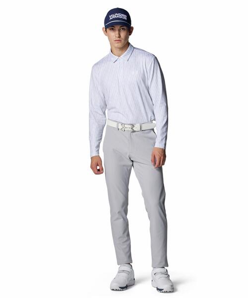 UNDER ARMOUR(アンダーアーマー)の「UAドライブ プレーオフ ロングスリーブ ポロ(ゴルフ/メンズ)(ポロシャツ・メンズ・ホワイト・L/2XL/3XL/M/XL)」の3枚目の写真