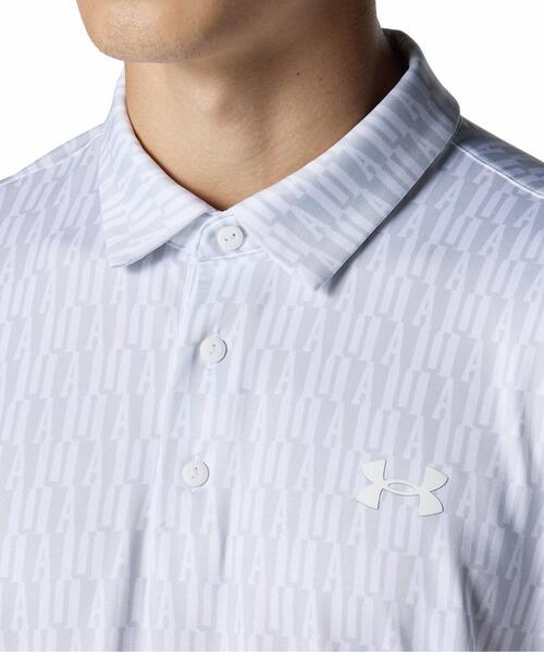 UNDER ARMOUR(アンダーアーマー)の「UAドライブ プレーオフ ロングスリーブ ポロ(ゴルフ/メンズ)(ポロシャツ・メンズ・ホワイト・L/2XL/3XL/M/XL)」の4枚目の写真