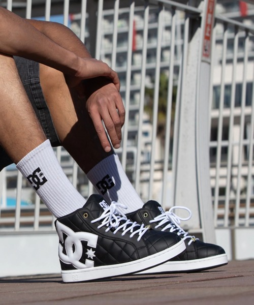 DC SHOES(ディーシーシューズ)の「DC SHOES メンズ ALLIANCE HI SE SN フットウェア スニーカー 【2026年春夏モデル】/DCハイカットスニーカー(スニーカー・メンズ・ホワイト×ブラック/ブラック系その他・23cm/23.5cm/24cm/24.5cm/25cm/25.5cm/26cm/26.5cm/27cm/27.5cm/28cm/28.5cm/29cm/30cm)」の1枚目の写真