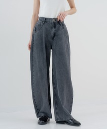 refinedworks（リファインドワークス）の「【refinedworks】加工感 が可愛い バギーカーブパンツ！（デニムパンツ）」