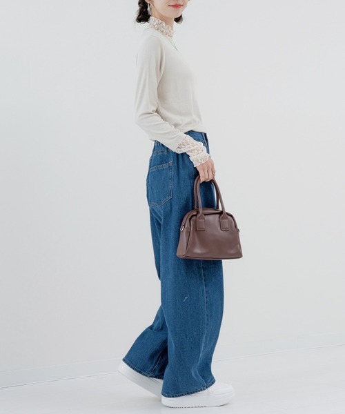 refinedworks（リファインドワークス）の「【refinedworks】加工感 が可愛い バギーカーブパンツ！（デニムパンツ・レディース・ネイビー/ブラック・FREE）」の19枚目の写真