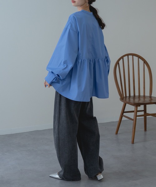 refinedworks（リファインドワークス）の「【refinedworks】加工感 が可愛い バギーカーブパンツ！（デニムパンツ・レディース・ネイビー/ブラック・FREE）」の17枚目の写真