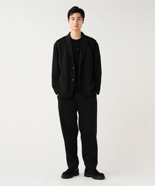 BEAMS HEART(ビームスハート)の「【4/23値下げ】コットンライク ポリツイル ジャケット&パンツ(セットアップ)【吸水速乾・接触冷感】(セットアップ・メンズ・ブラック/ネイビー・XL/L/M/S)」の2枚目の写真