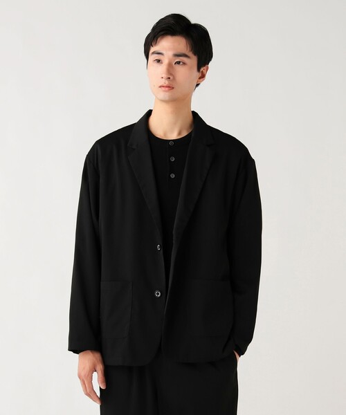 BEAMS HEART(ビームスハート)の「【4/23値下げ】コットンライク ポリツイル ジャケット&パンツ(セットアップ)【吸水速乾・接触冷感】(セットアップ・メンズ・ブラック/ネイビー・XL/L/M/S)」の6枚目の写真