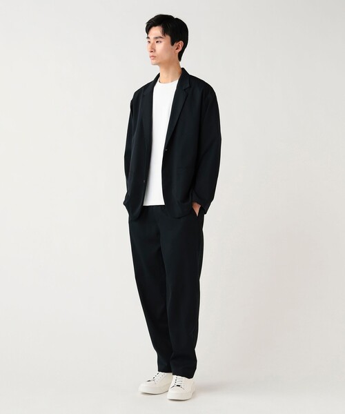 BEAMS HEART(ビームスハート)の「【4/23値下げ】コットンライク ポリツイル ジャケット&パンツ(セットアップ)【吸水速乾・接触冷感】(セットアップ・メンズ・ブラック/ネイビー・XL/L/M/S)」の10枚目の写真