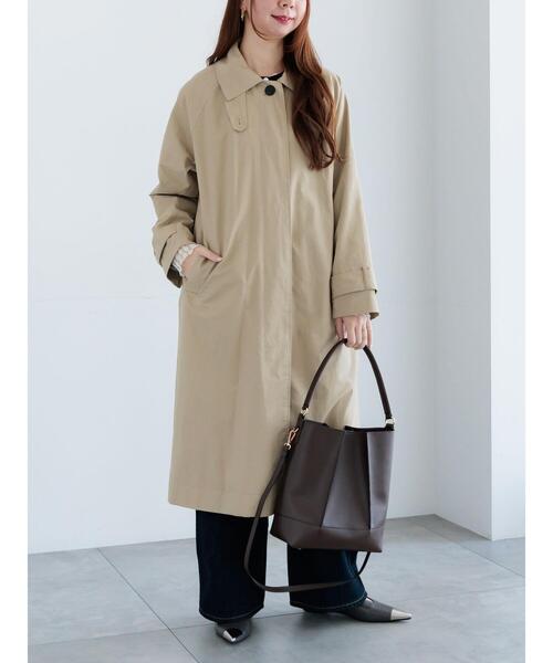 Te chichi（テチチ）の「ステンカラーコート《2026 spring catalog item》（その他アウター・レディース・ベージュ/グリーン系その他・F）」の2枚目の写真