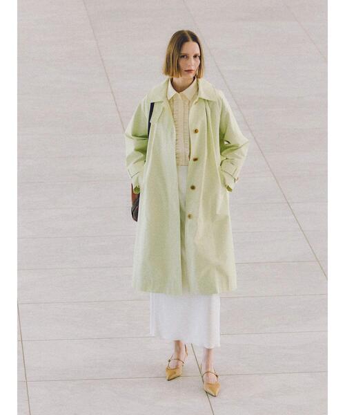 Te chichi（テチチ）の「ステンカラーコート《2026 spring catalog item》（その他アウター・レディース・ベージュ/グリーン系その他・F）」の4枚目の写真