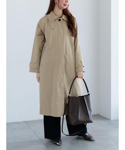 Te chichi（テチチ）の「ステンカラーコート《2026 spring catalog item》（その他アウター・レディース・ベージュ/グリーン系その他・F）」の10枚目の写真